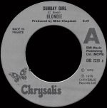 Blondie – Sunday Girl 45lik Plak - Görsel 3
