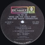 Van Der Graaf Generator – H To He Who Am The Only One LP Plak - Görsel 2