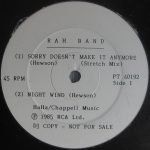 RAH Band – Sorry Doesn't Make It Anymore 12'' Maxi Single Plak
