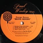 George Benson – Erotic Moods LP Plak - Görsel 3