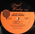 George Benson – Erotic Moods LP Plak - Görsel 4
