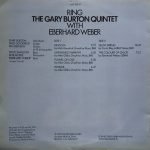 The Gary Burton Quintet With Eberhard Weber – Ring LP Plak - Görsel 2