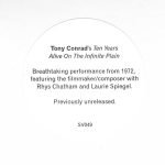 Tony Conrad – Ten Years Alive On The Infinite Plain 2LP Plak - Görsel 2