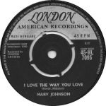 Marv Johnson – I Love The Way You Love 45lik Plak