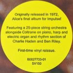 Alice Coltrane – Lord Of Lords LP Plak - Görsel 2