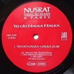 Nusrat Fateh Ali Khan & Party ‎– Yeh Jo Halka Halka LP Plak - Görsel 3