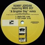 Ronny Jordan Featuring Mos Def – A Brighter Day (Remix) 12" Maxi Single Plak - Görsel 2