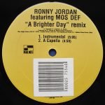 Ronny Jordan Featuring Mos Def – A Brighter Day (Remix) 12" Maxi Single Plak - Görsel 3