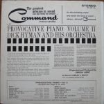 Dick Hyman And His Orchestra – Provocative Piano Vol. 2 LP Plak - Görsel 2
