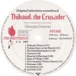 Georges Delerue – Thibaud Chevalier Des Croisades (Musique Originale De La Série Télévisée) LP Plak - Görsel 4