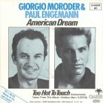 Giorgio Moroder & Paul Engemann – American Dream 45lik Plak - Görsel 2