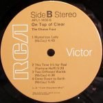 The Choice Four – On Top Of Clear LP Plak - Görsel 3