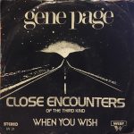 Gene Page – Close Encounters Of The Third Kind 45lik Plak