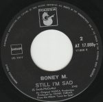 Boney M. – Ma Baker / Still I'm Sad 45lik Plak - Görsel 4
