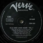 Ella Fitzgerald And Louis Armstrong – Ella And Louis Again Vol. 1 LP Plak - Görsel 3