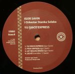 Igor Savin, Orkestar Stanka Selaka – YU Disco Expres LP Plak - Görsel 3