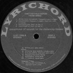 Tibetan Folk Songs From Lhasa And Amdo LP Plak - Görsel 3