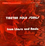 Tibetan Folk Songs From Lhasa And Amdo LP Plak