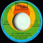 The Temptations – Let Your Hair Down 45lik Plak - Görsel 3