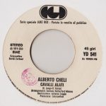 Rockets / Alberto Cheli – Electric Delight / Cavalli Alati 45lik Plak - Görsel 2