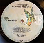 Tim Buckley – Goodbye And Hello LP Plak - Görsel 6