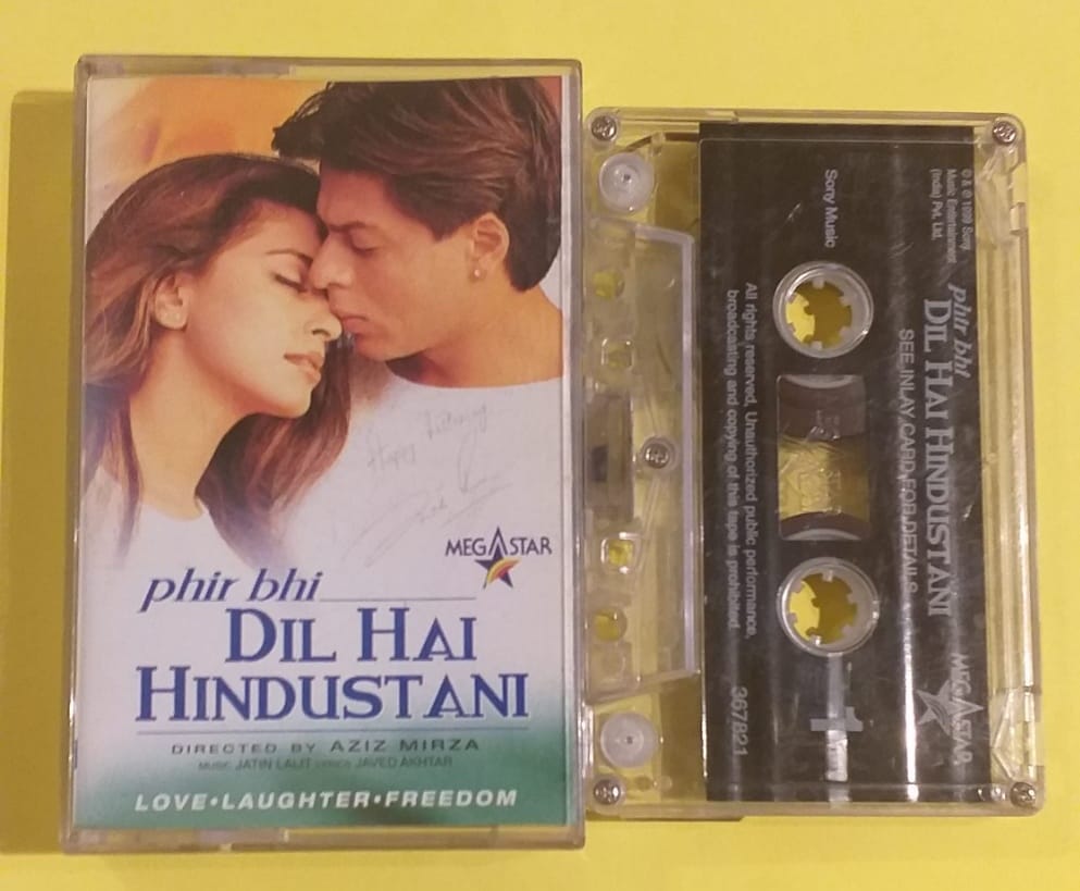 942ca747-48e7-4e63-b220-910a1be4f1f7 Jatin Lalit, Javed Akhtar – Phir Bhi Dil Hai Hindustani Kaset Bollywood - Görsel 1