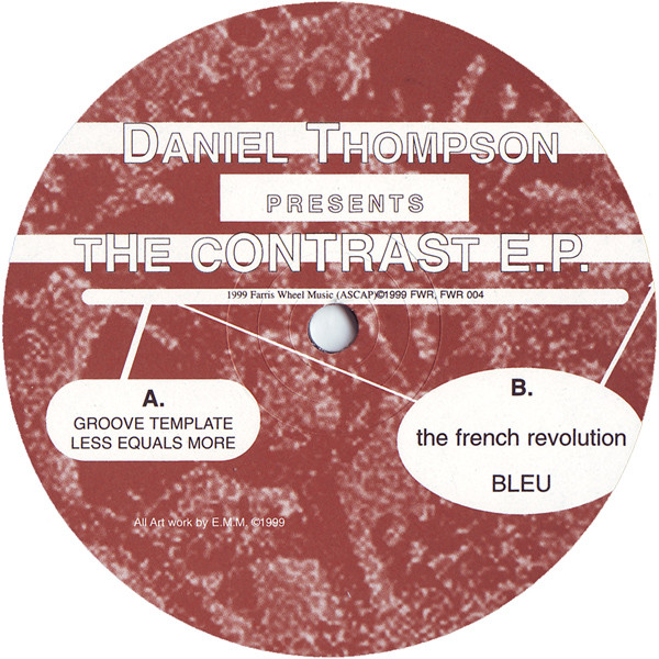 Daniel Thompson – The Contrast E.P. 12''Maxi Single Plak (Deep House)