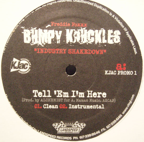 Bumpy Knuckles – Tell 'Em I'm Here 12''Maxi Single Plak