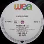 Paso Doble – ·Fan·Ta·Sie· (Special Remix) 12'' Maxi Single Plak - Görsel 3