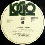 Duncan Browne – Streets Of Fire LP Plak - Görsel 4