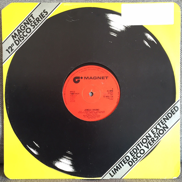Wild Fantasy – Jungle Drums 12'' Maxi Single Plak