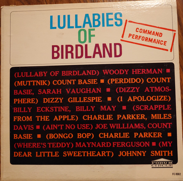 Lullabies Of Birdland - Command Performance LP Plak