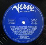 The Mothers Of Invention – We're Only In It For The Money LP Plak - Görsel 7