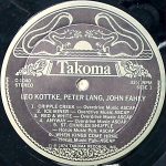 Leo Kottke / Peter Lang / John Fahey – Leo Kottke, Peter Lang, John Fahey LP Plak - Görsel 3