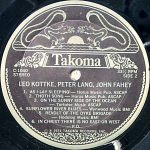 Leo Kottke / Peter Lang / John Fahey – Leo Kottke, Peter Lang, John Fahey LP Plak - Görsel 2