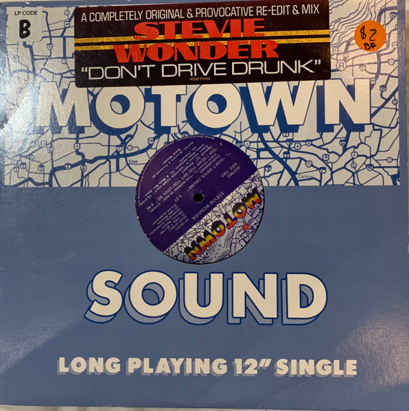 Stevie Wonder – Don't Drive Drunk 12'' Maxi Single Plak