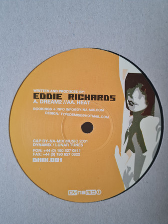 Eddie Richards – Dream2 / Heat 12''Maxi Single Plak (Tech House)
