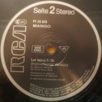 Mango – Lei Verrà 12'' Maxi Single Plak - Görsel 4