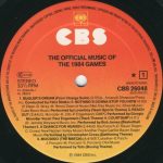 The Official Music Of The 1984 Games LP Plak - Görsel 4