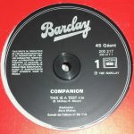 Companion – This Is A Test 12'' Maxi Single Plak