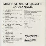 Ahmed Abdullah Quartet – Liquid Magic CD - Görsel 2