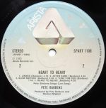 Pete Bardens – Heart To Heart LP Plak - Görsel 3