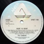 Pete Bardens – Heart To Heart LP Plak - Görsel 4