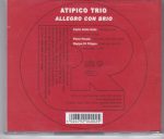 Atipico Trio – Allegro Con Brio CD - Görsel 2