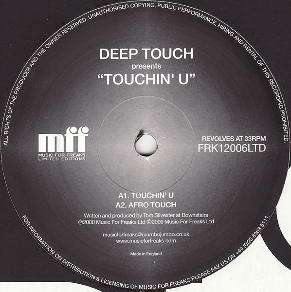 Deep Touch – Touchin' U 12''Maxi Single Plak (House)