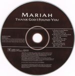 Mariah Carey Featuring Remix Versions With Nas And Joe – Thank God I Found You CD Single - Görsel 3