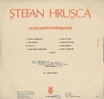 Ștefan Hrușcă – Urare Pentru Îndrăgostiți LP Plak - Görsel 2