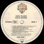 Earl Klugh – Solo Guitar LP Plak - Görsel 3