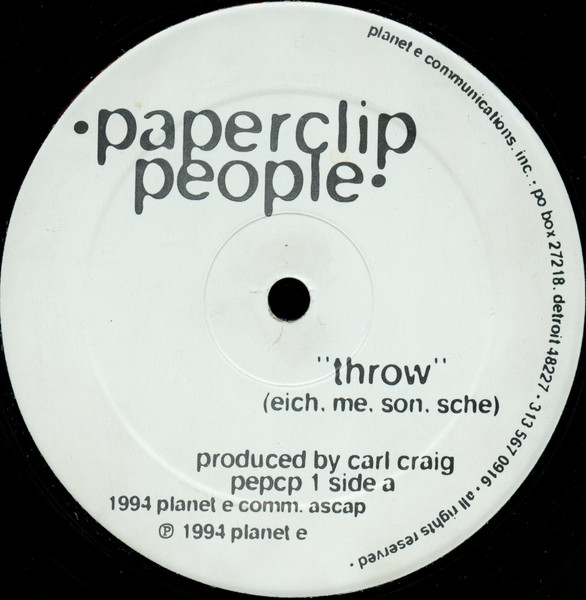 Paperclip People – Throw / Remake (Basic Reshape) 12''Maxi Single Plak (Techno)