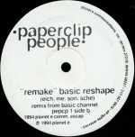 Paperclip People – Throw / Remake (Basic Reshape) 12''Maxi Single Plak (Techno) - Görsel 2